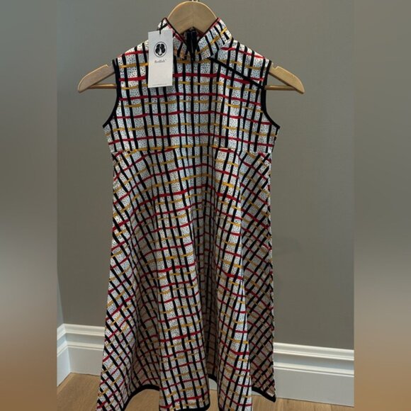 Redfish Kids Cotton Dress – Red/Yellow Print | Size 8 (BNWT) - Picture 4 of 6